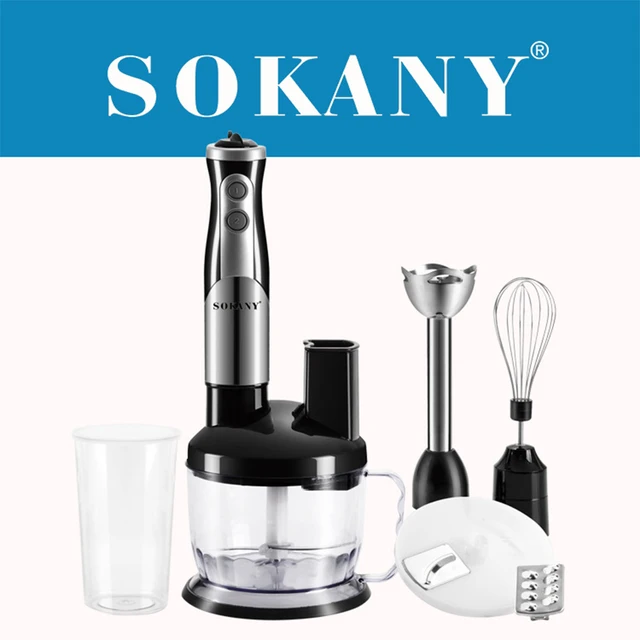 SK5011 Hand Blender Rechargeable Cordless Immersion Blender Handheld 2  Speed with 304 Stainless Steel Blades - AliExpress
