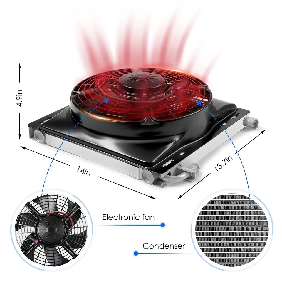 Kit Evaporatore A/C Auto - Riscaldamento E Raffreddamento 12V, 600CFM - Foto 9