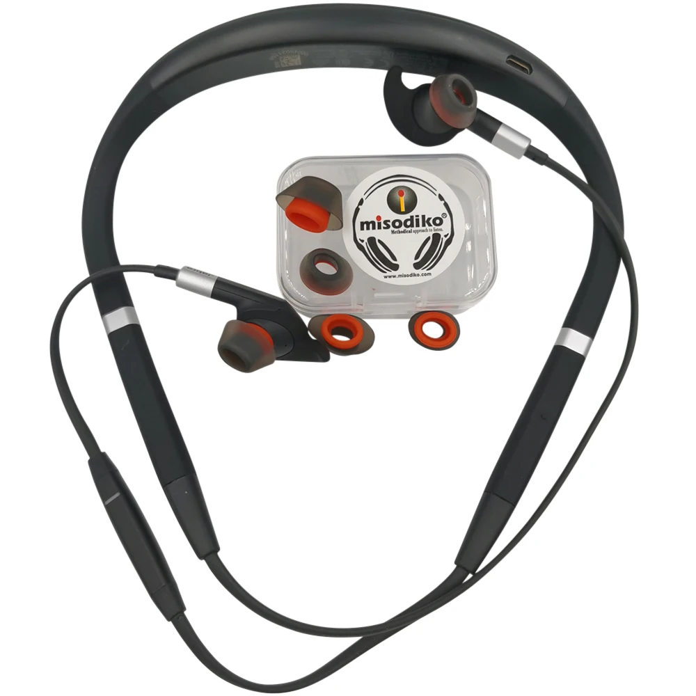 Fones Intra-auriculares Misodiko Pontas de Silicone Compatíveis com Jabra Elite Evolui 65e e 75e Pares - Image 4