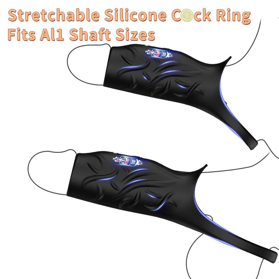 Vibrating Penis Sleeve Cock Ring Adult Sex Toys for Men Women Penis Ring Vibrator G-Spot Stimulation Male Couple Sex Toy SexToys