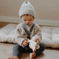 0-6T Newborn Baby Sweater Kid Boy Girl Winter Clothes Warm Thick Knit Pullover Top Infant Long Sleeve Basic Knitwear Outfit 4