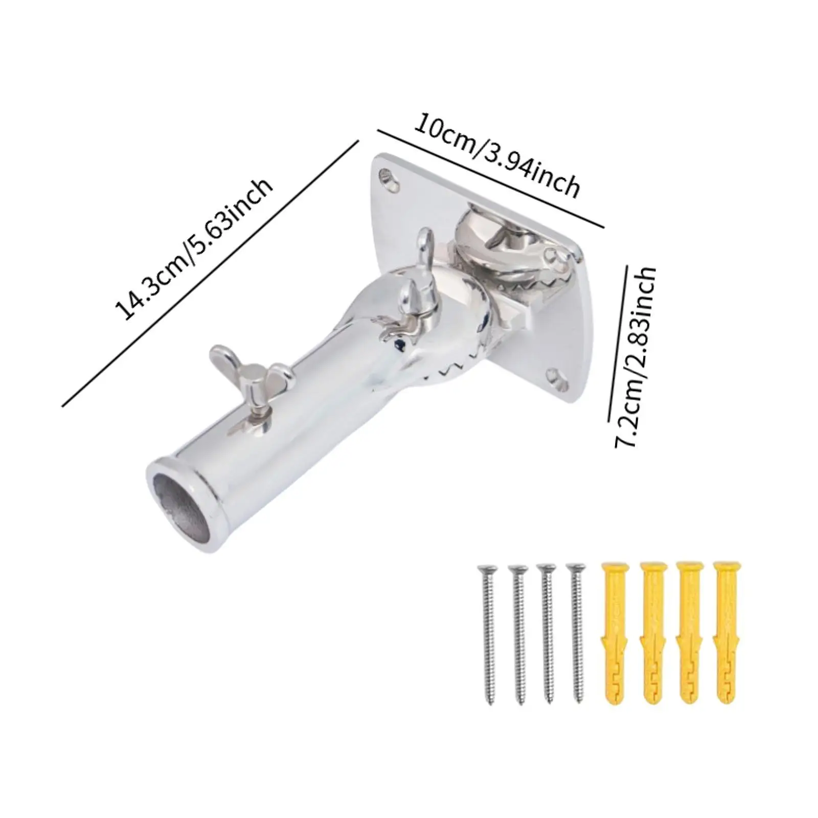 Flag Pole Holder High Strength Universal Stand for Ships Yachts RV