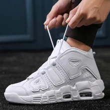  NEW Men Shoes Casual Sneakers High Top Air Basketball Tennis Lace-Up Male Student Teens Light Breathable Running Lovers shoes 