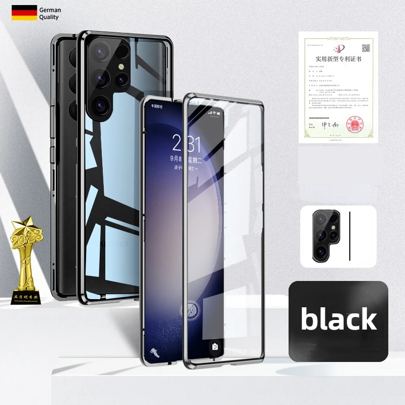 

Чехол для Galaxy S23 Ultra 360 ° со всесторонней защитой мобильный телефон, высококачественный роскошный дизайн, чехол для Galaxy S22 Ultra S23 Plus