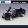 Welly 1:24 Lamborghini Countach LP5000s Alloy Sports Car Model Diecasts Metal Race Car Model Simulation Collection Kids Toy Gift 4