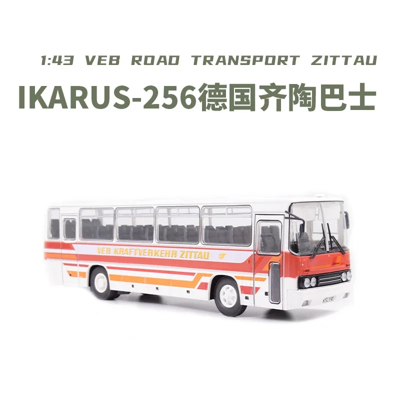 

1:43 Scale Diecast Alloy IKARUS-256 Public Transport Bus Toy Car Model Classics Nostalgia Collection Adult Souvenir Gift Display