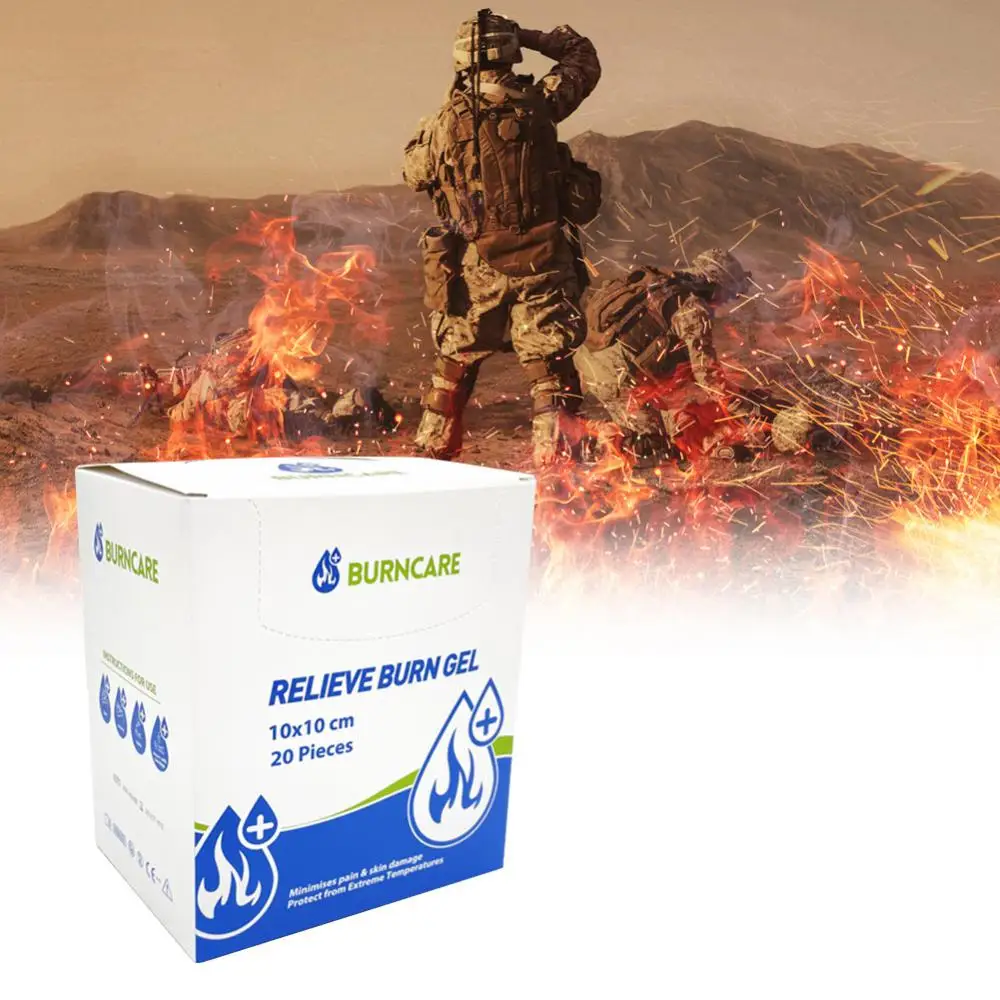 Emergency Burn Care Gel Burn Dressing Cooling And Soothing Hydrogel Wound Dressing Water Gel For Debridement First Aid Gear