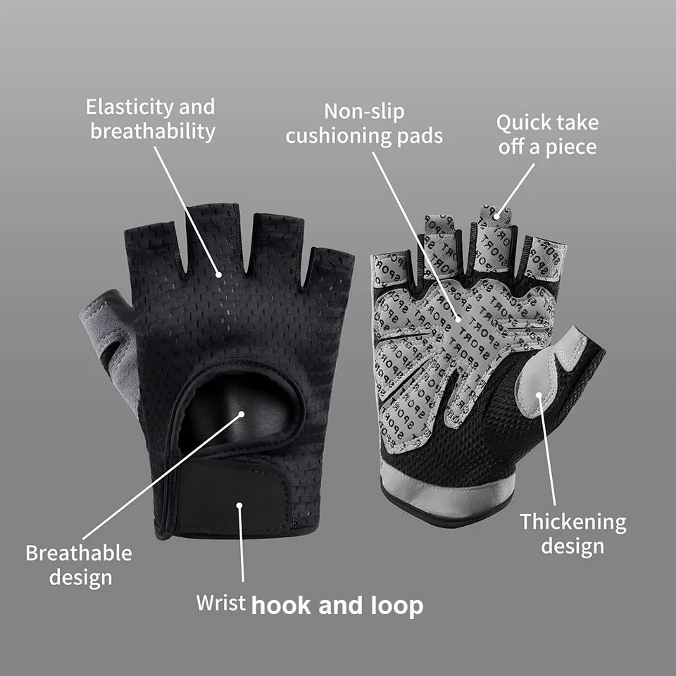 AOLIKES Weight Lifting Gloves Full Palm Protection Workout Gloves for Gym Cycling Breathable Super Lightweight for Mens & Women cycling gloves weightlifting gloves