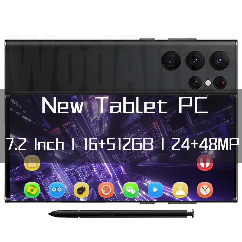 cheap note taking tablet 7.2 Inch S22 Ultra Netbook 10 Core Global Version Face ID 16GB 512GB 5600mAh Laptop Dual SIM WIFI Mini PC 5G Android 11 Tablet best budget tablet