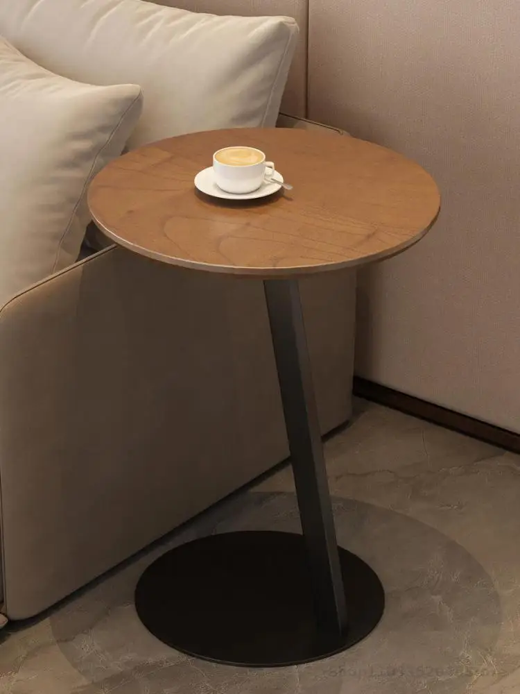Creative Solid Wood Sofa Side Table Removable Mini Living Room Small Coffee Table Corner Side Cabinet Small Apartment