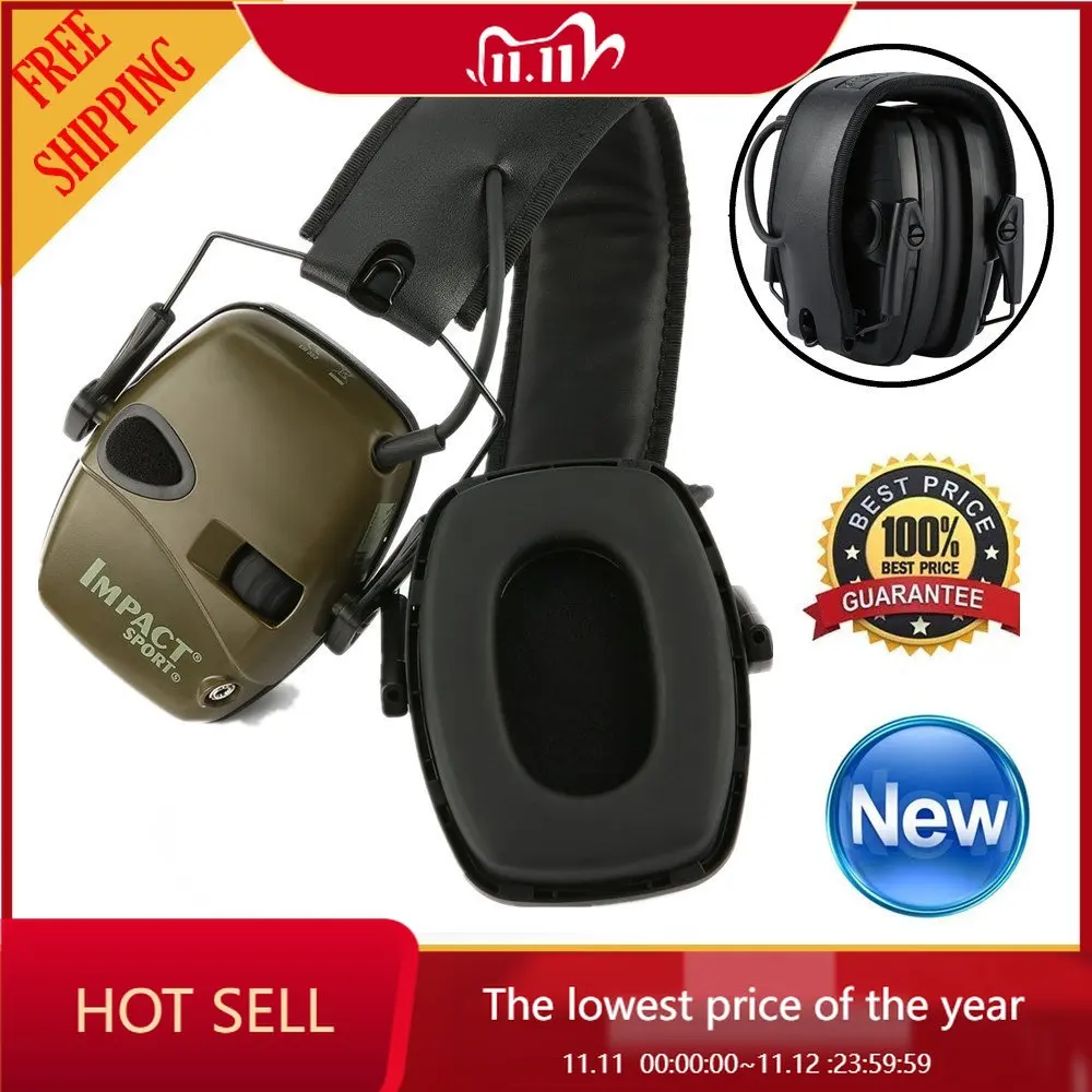 

Shooting Earmuff Amplification Anti-noise Sound Protective Headset Hunting Headphone Tactical Hearing Protector Outdoor Activity