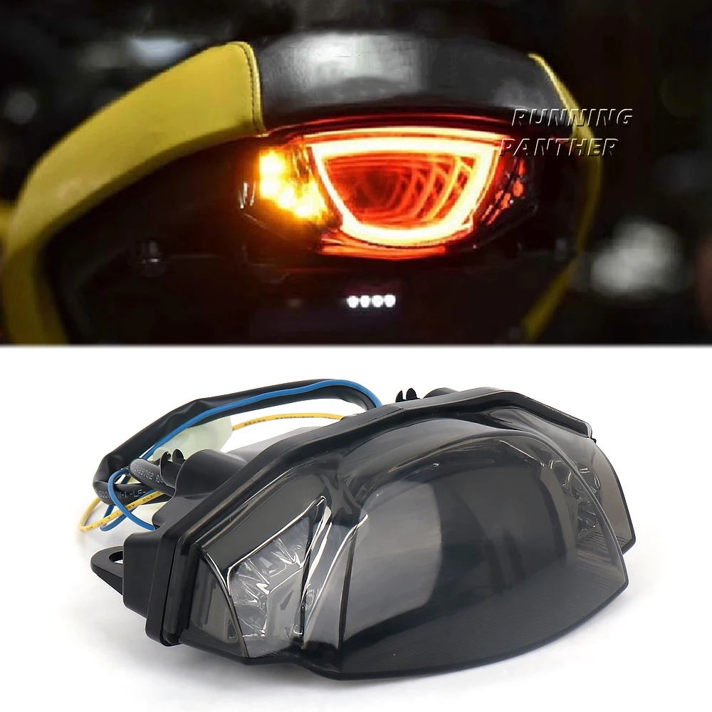 

New Motorcycle Accessories Rear Turn Signals LED Brake Tail Light For Ducati Scrambler 400 800 1100 Taillight Plug and Play