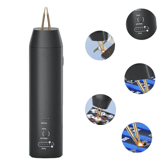 Saldatrice A Punti Portatile A Batteria - 11 Livelli Di Potenza, Modalità Auto E Manuale