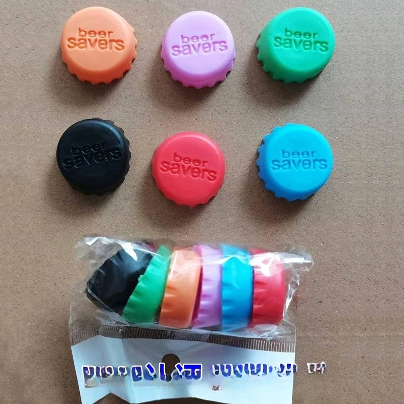 60pcs 재사용 가능한 실리카 젤 병 뚜껑 밀봉 맥주 뚜껑 식초 간장 병 소다 콜라 뚜껑 와인 보호 마개
