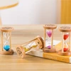1-5 Minutes Newest Wooden Hourglass Timer Desktop Decorations Sand Clock Creativity Sandglass Hourglass Kitchen for Kids Gifts 2