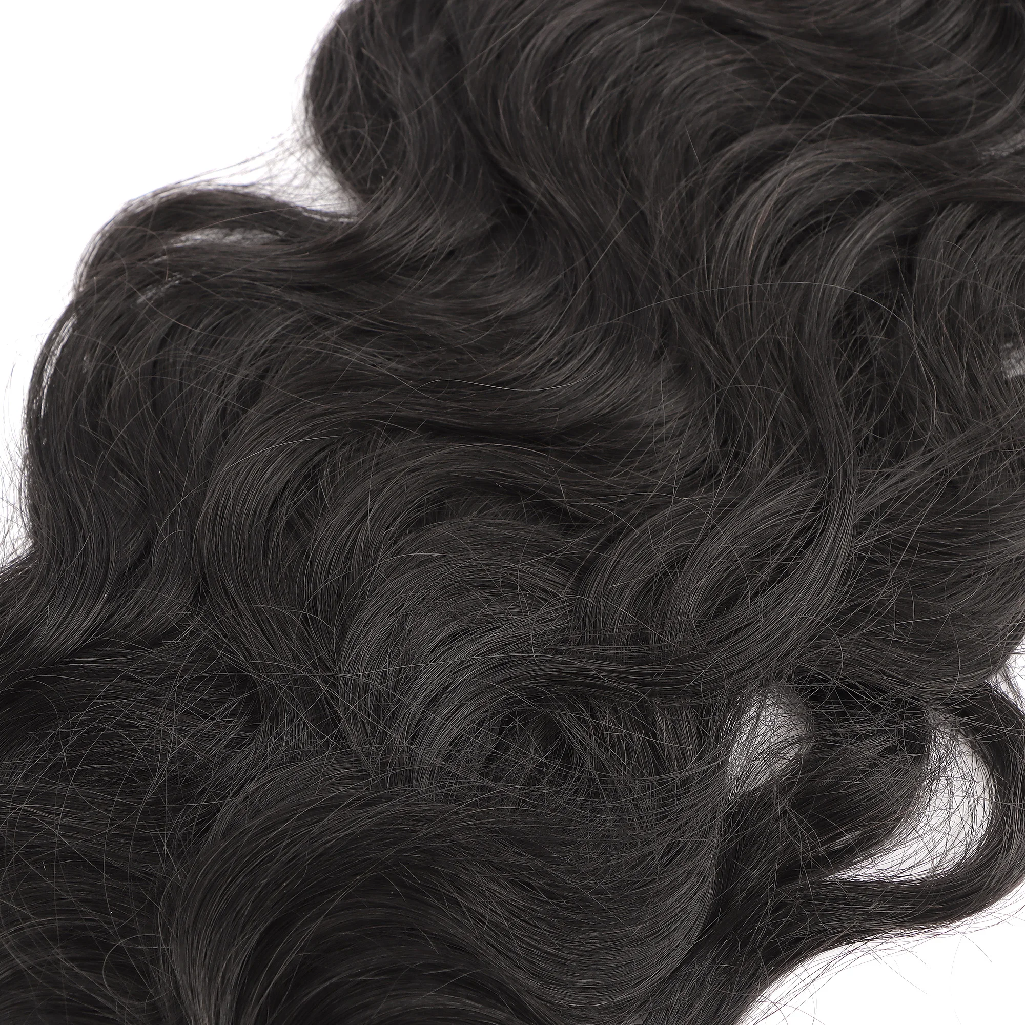 AHVAST natural wave100g clip in weft hair extension natural color human hair virgin weft extensions