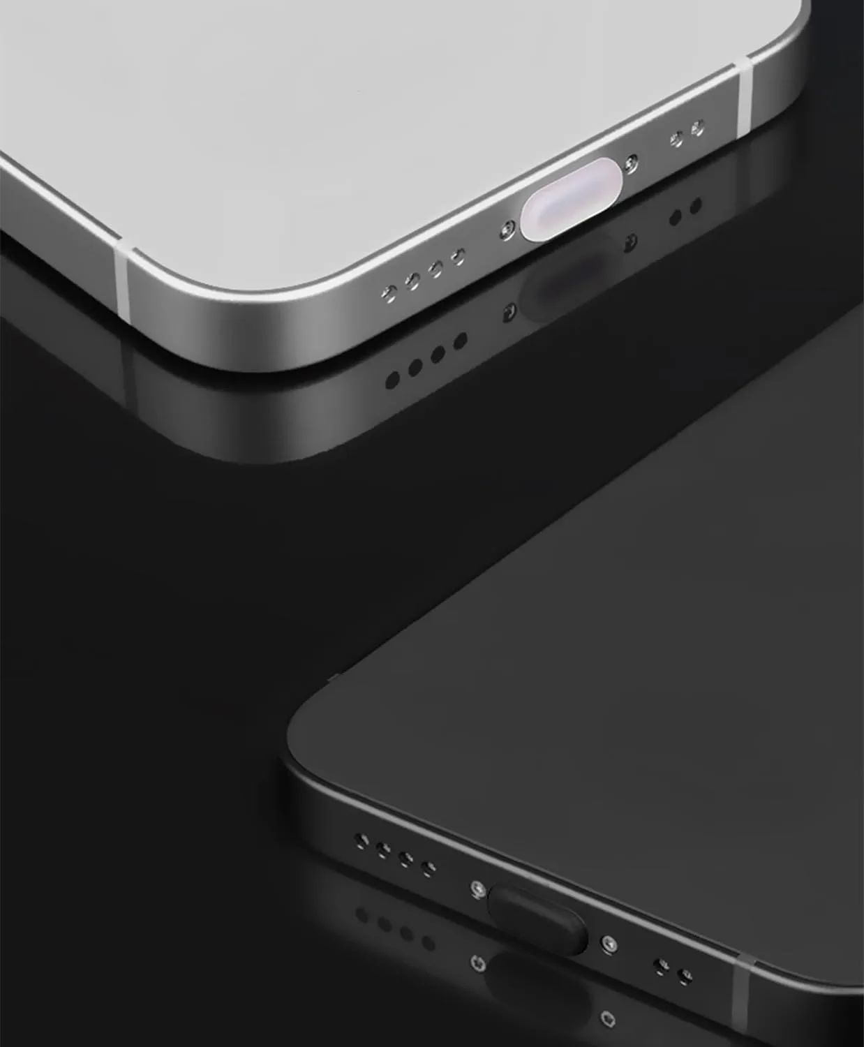 USB C 먼지 방지 플러그 실리콘 충전 포트 보호기 (아이폰 15-17, 삼성 S20-S25, 노트, 모든 USB-C 기기용)
