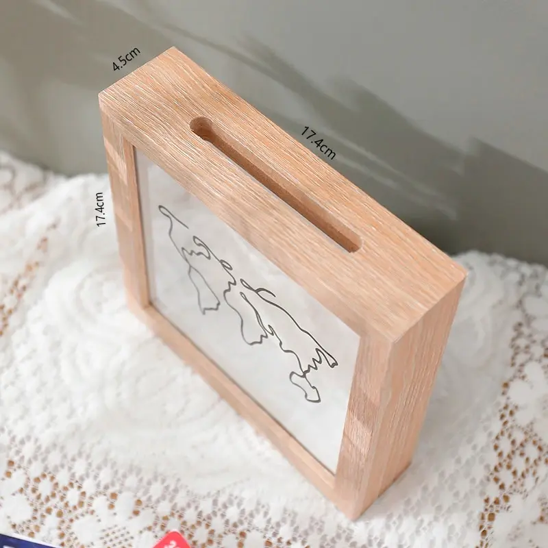 1pc Adventure Archive Boxes Map Box Photo Frame Hanging Travelling Memorial Box Ticket Stamp Shadow Box Photo Frame Memory Box