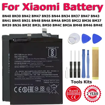 Battery For Xiaomi Redmi Hongmi Note Mi Max 2 A2 3 3S 4 4A 4C 4X Mix 5 5A 5X 5S 6 6X 7 8 9 Lite Plus Pro In Stock