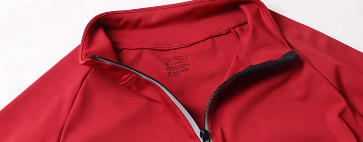 Description Picture 3 of itemWorkout Track Sports Zip Up Jacket Womens Sports Fleece Sweater Jacket Fast Drying Zip Up Sleeve Sports Jacket