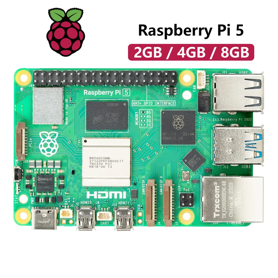 Official Raspberry Pi 5 16GB 8GB 2GB 4GB Laptop Mini PC Computer