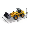 2.4G Alloy Remote Control Dump Truck Excavator Bulldozer Engineering Vehicle 9 Channels RC Trucks Model Children's Toy Kids Gift 5
