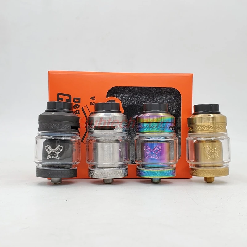 

Dead Rabbit V2 RTA Tank 25mm 2ml/5ml Capacity Single/Dual Coil Building Vape Atomizer Improved Y-type Deck VS Zeus X Kylin M Pro