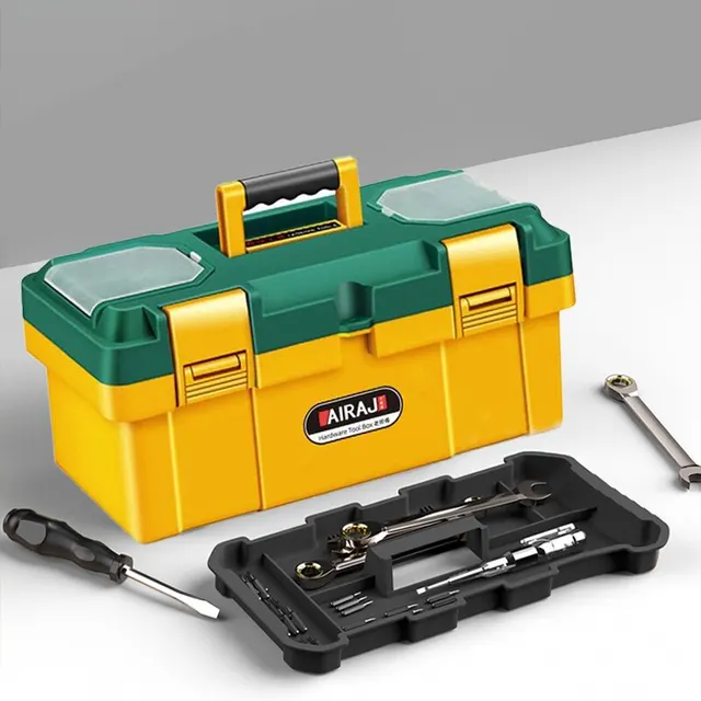 AIRAJ Multifunctional Plastic ABS Tool Storage Box Multiple Specifications with Handle Portable Tool Organizer 3