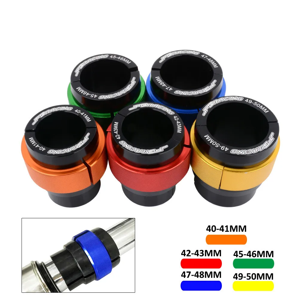 프론트 포크 오일 도장 드라이버 도구, 혼다, 가와사키, 스즈키, 야마하 CNC, 40mm, 41mm, 42mm, 43mm, 45mm, 46mm, 47mm, 48mm