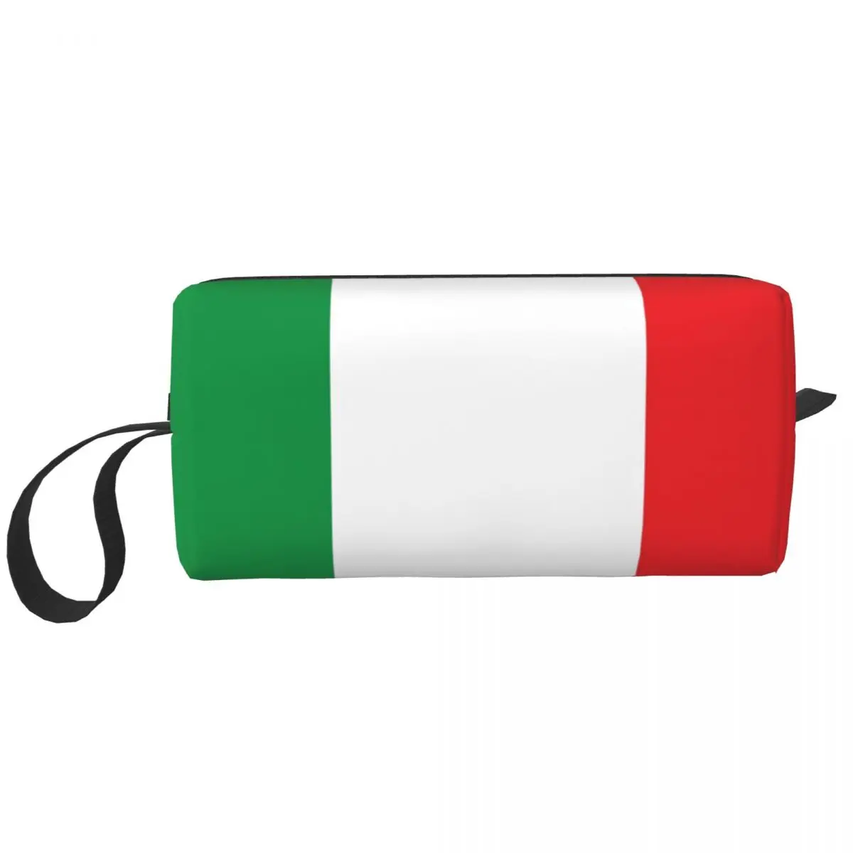 

Custom Italy Flag Toiletry Bag for Women Italian Pride Cosmetic Makeup Organizer Lady Beauty Storage Bags Dopp Kit Case Box