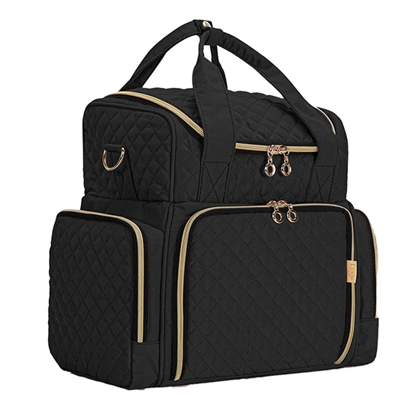 네일 광택제 정리함, 이동식 가방 및 도구 보관 포켓, 24 병 보관