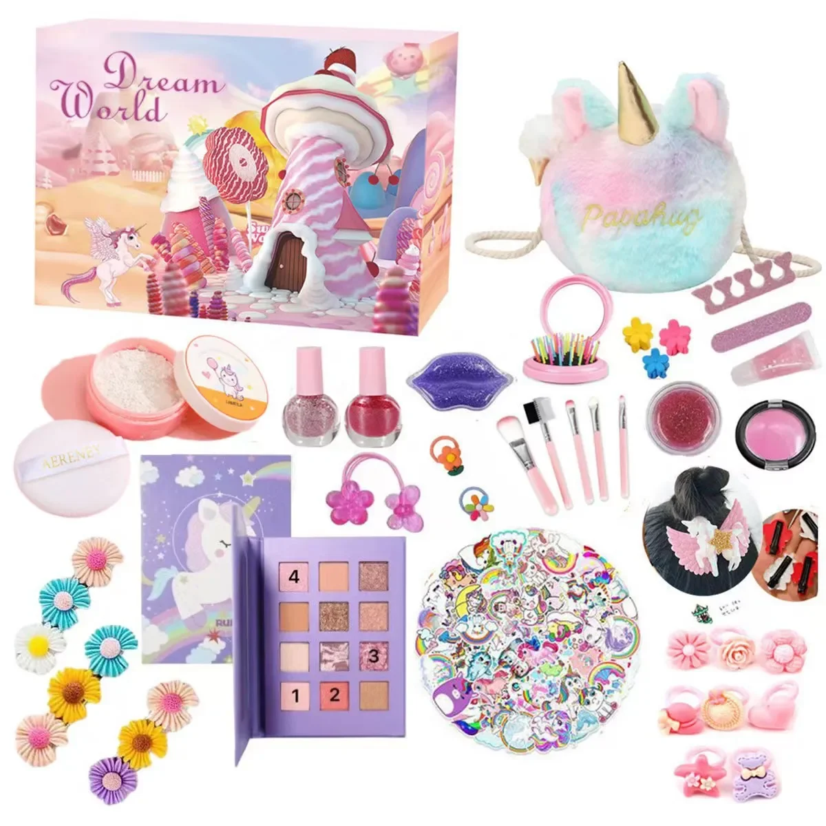 Christmas Countdown Calendar Christmas Advent Calendar Kids Makeup Christmas Advent Calendar Box 24days Countdown Calendar Jewelry Gift Box Toys for Girls Kids Xmas Gift