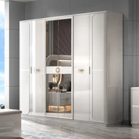 Meubles de chambre à coucher en cuir modernes avec fonction de Massage, ensembles de chambre à coucher, meubles de chambre à coucher de luxe King Size 4