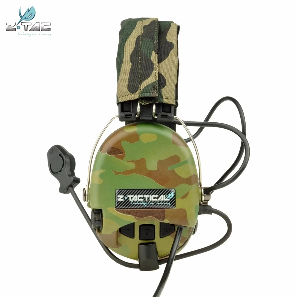 

Shooting Tactical Headphones Sordin Active Pickup Noise Canceling Airsoft Tactical Headset For Walkie-talkie Z111