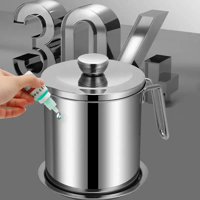 

Емкость для хранения пищевого масла высокой емкости 1,6/304 л, емкость для хранения пищевого масла, бутылка для масла из нержавеющей стали с фильтром, кухонные инструменты