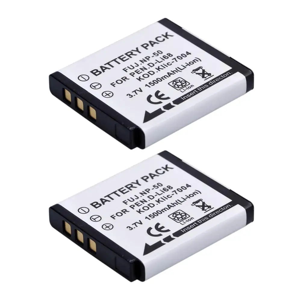 Np-50 Caricabatterie Batteria/Led Per Sionyx Aurora Sx-50, Fotocamera Nigit Vision, Per Fujifilm Bc-45W,F75Exr, Per Pentax D-Li68