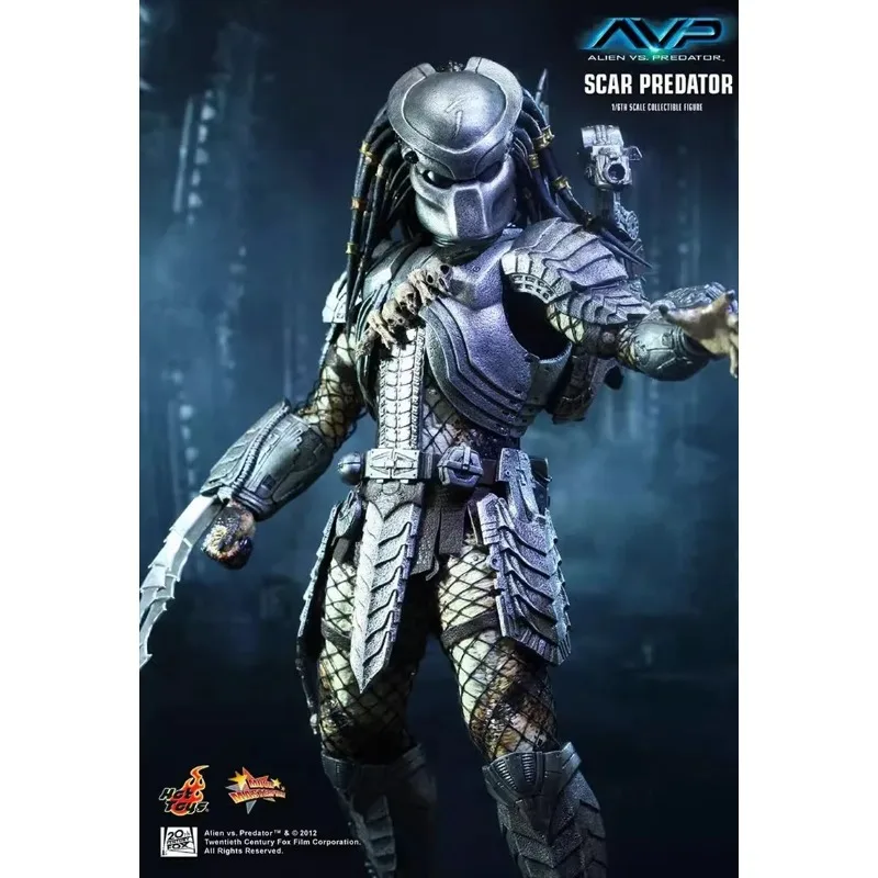 Originale Hottoys Ht Genuine Avp Scar Predator 2.0 Scar 1/6 Mms190 Action Figure Hobby Modello Da Collezione Giocattoli Figure Regali