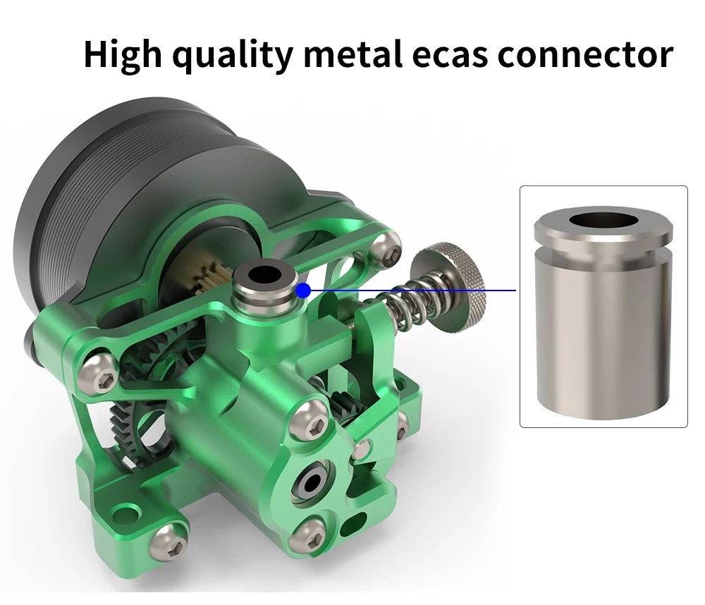 FYSETC CNC Ganzmetall-Sherpa V3-Extruder, hohe Temperaturbeständigkeit, leichtes Kit mit 36-Mond-Motor für Voron CR-10 Ender – Detail 6