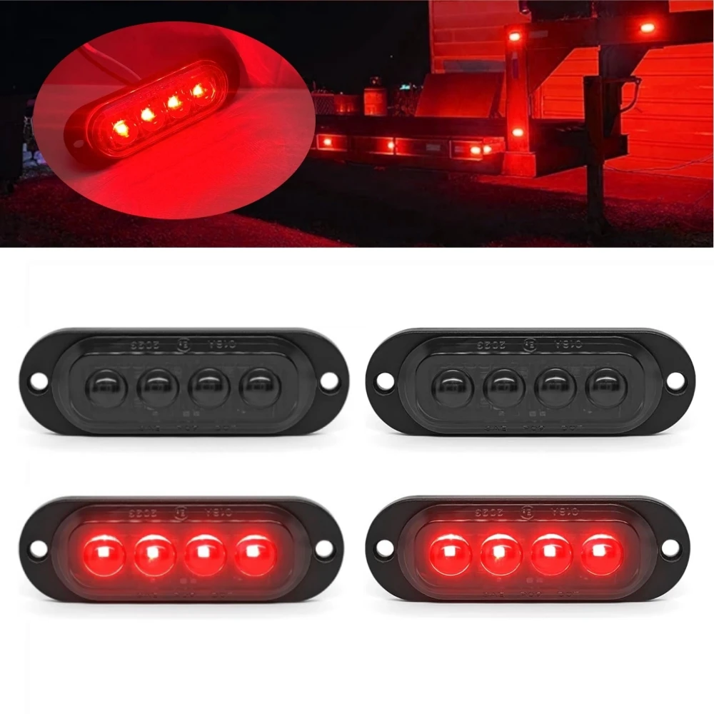 LED Marker Lights 4PCS Trailer Truck