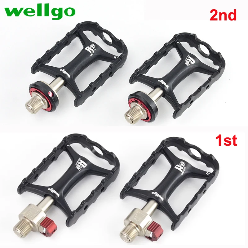 Wellgo QRD-M111 M111クイックリリース自転車ペダルロードバイク