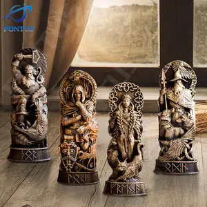 Statue de Dieux Nordiques en Résine, Artisanat de Décoration de Maison  Sculpture Scandinave, Dieu Viking Freya Odin, Sites FigAuckland, Autel  Panthéon - AliExpress