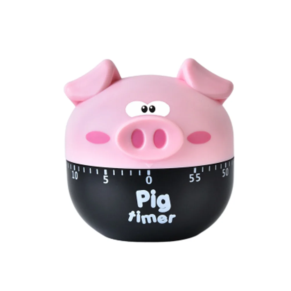 

Kitchen Timer Small Cartoon Loud Alarm Mechanical Cooking Timer Manual Shaped Counters for Kitchen Timing Management Tool