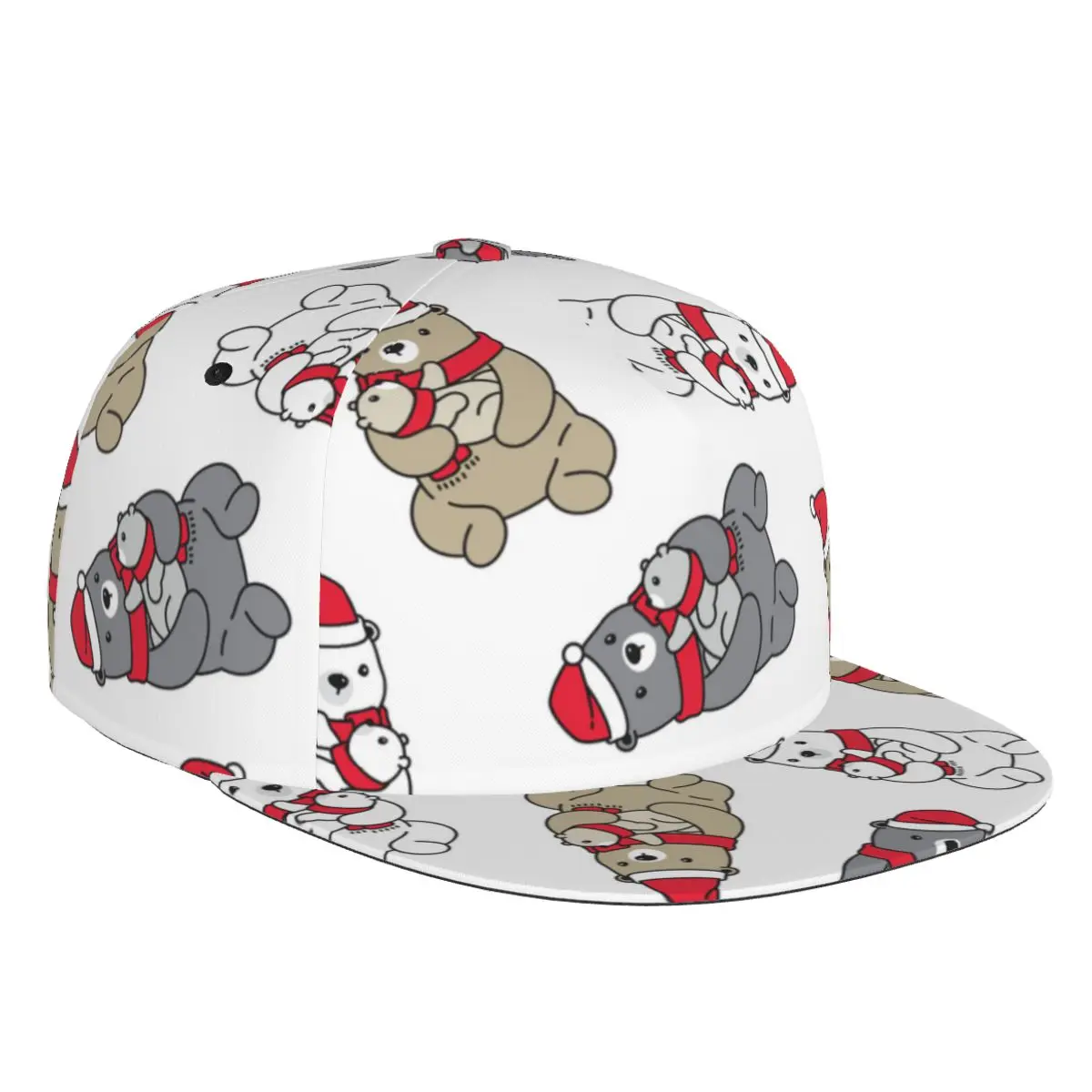 

Merry Christmas 3D Print Baseball Cap Casual Sun Hat Elegant Ethnic Style Fashion Stage Hip Hop Women Men
