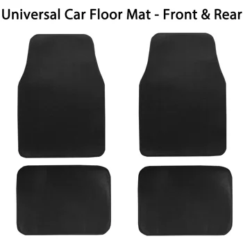 Tappetini universali per auto anteriori e posteriori, tappetini in moquette per auto, SUV, berline, furgoni, accessori, resistenti allo sporco e all'usura