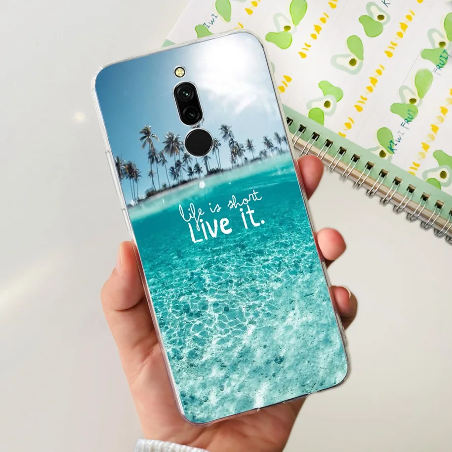 For Redmi 8 Xiaomi Redmi 8A Case phone case phone protector cover Shockproof Phone Cover Fashion Marble Heart Soft Bumper Xiaomi 8A Pro Redmi8 Capa