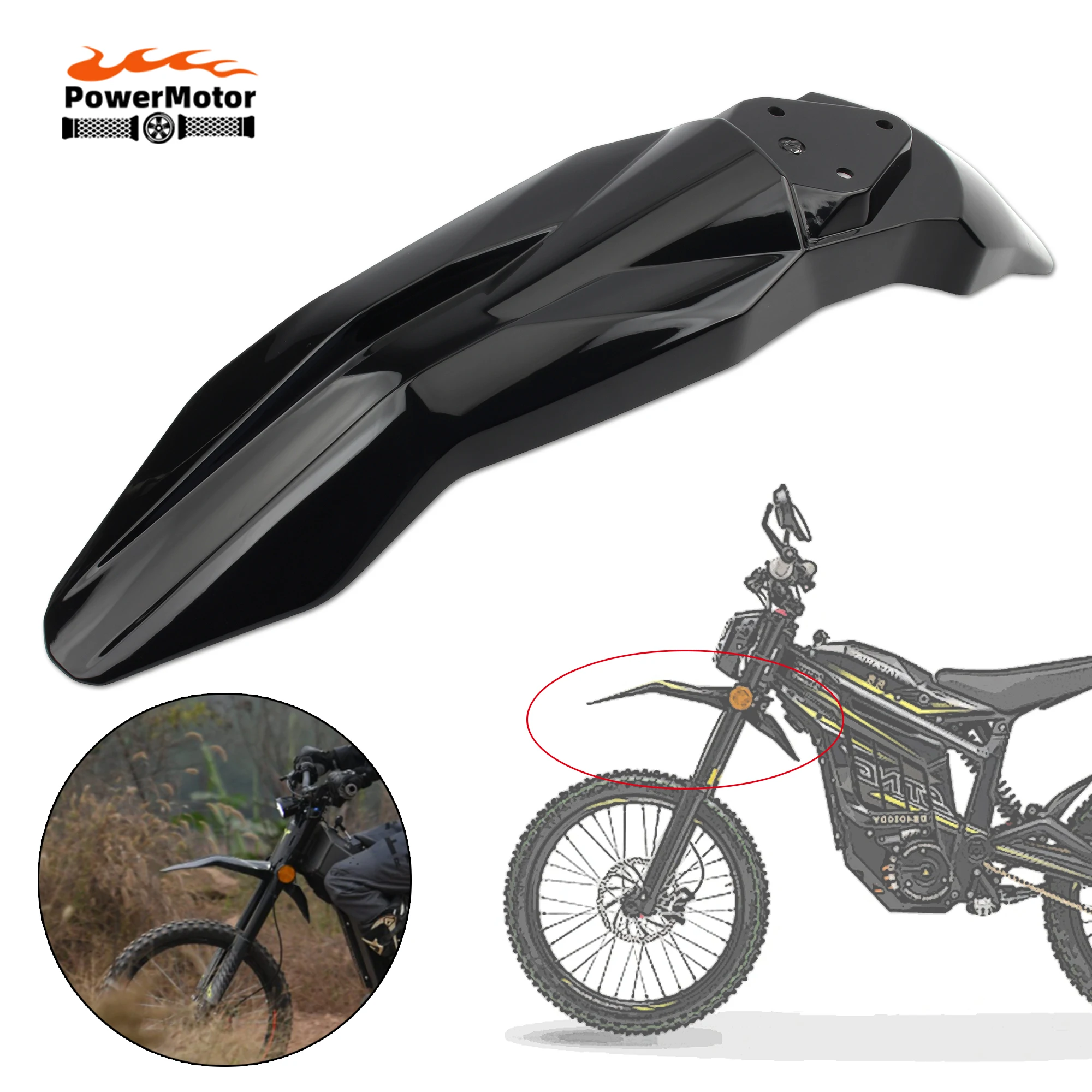 Motorcycle Front Fender/Rear Fender/Rear Wheel Front Fender For TALARIA Sting X3 MX3 MX4 Splash-Proof Mud Motocross Accessories