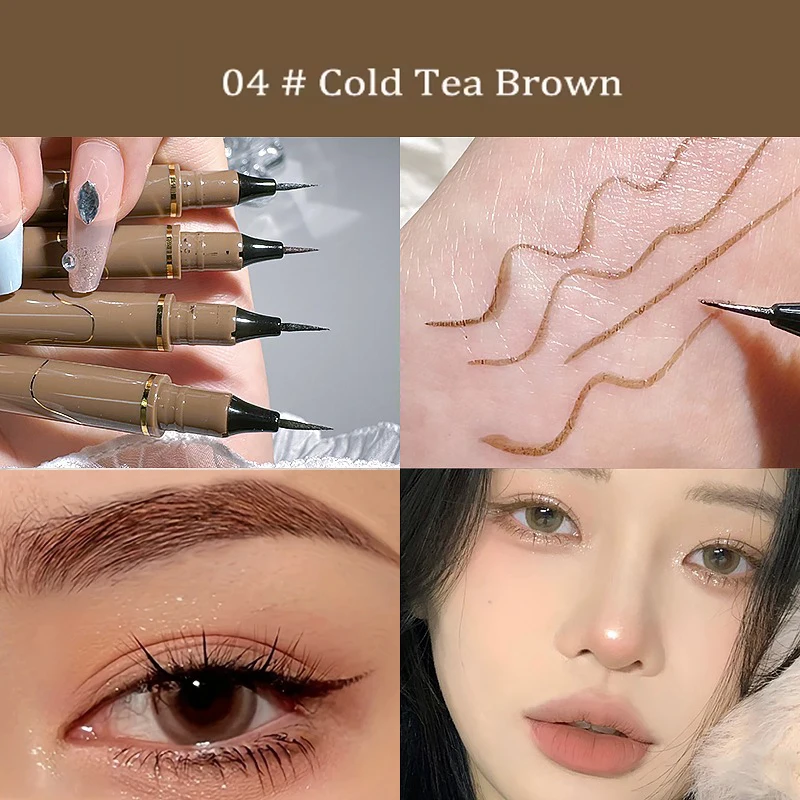 Eyeliner liquido waterproof con punta ultra fine lunga durata_voghion.com