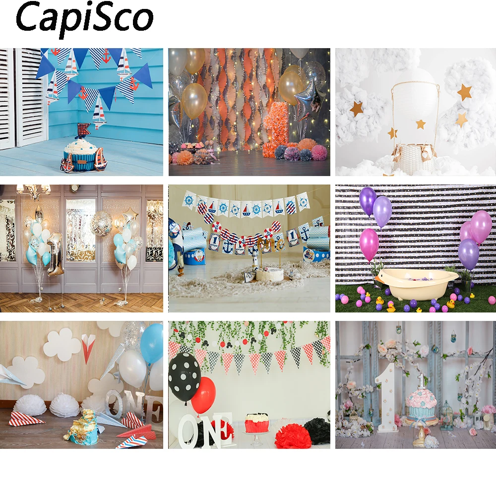 

Фон для фотосъемки новорожденный малыш мальчик девочка 1-й день рождения торт разбивать Портрет фон фото студия реквизит