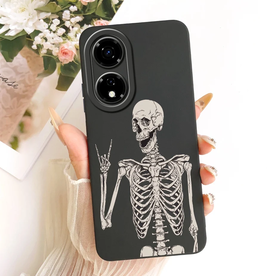 Luxury Love Heart Painted Soft Silicone Case - Stylish Protective Cover