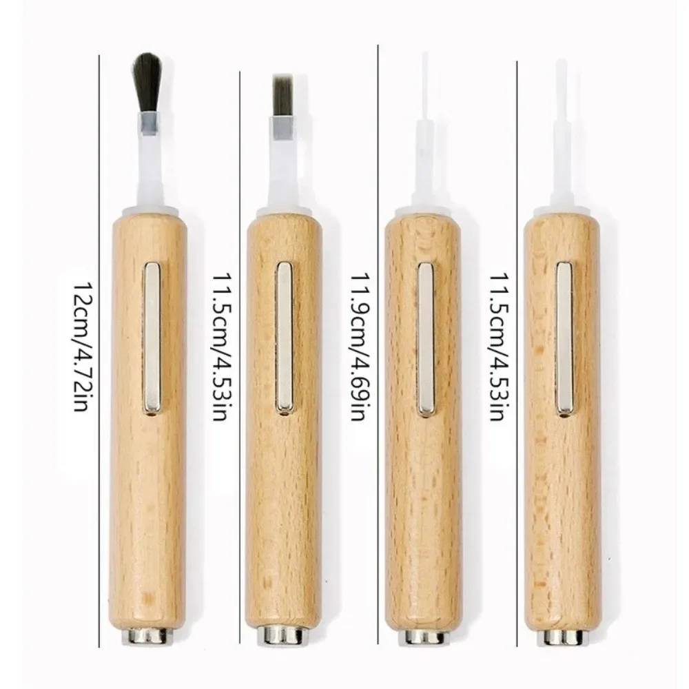 Interchangeable Brush Heads Nail Pen Tool Set 3 In 1 Multifunctional Strong Magnet Nail Art Brush Easy Manicures Manicure Tool